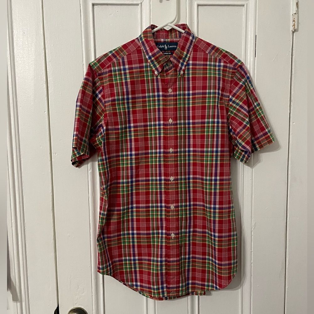 VINTAGE Polo Ralph Lauren short sleeve button down